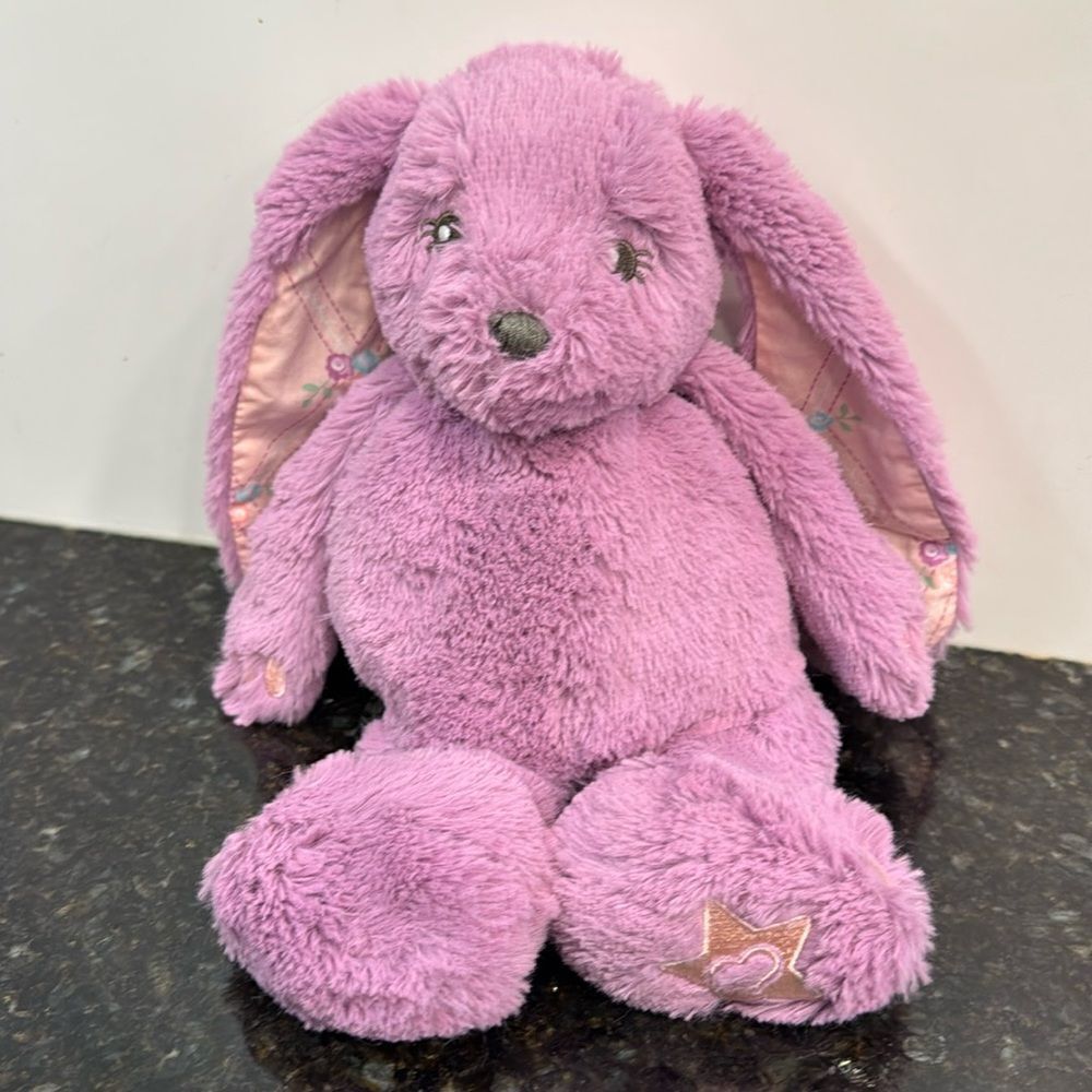 American Girl Bitty Baby Purple Bunny Rabbit Plush 11" Stuffed Animal Toy 2013